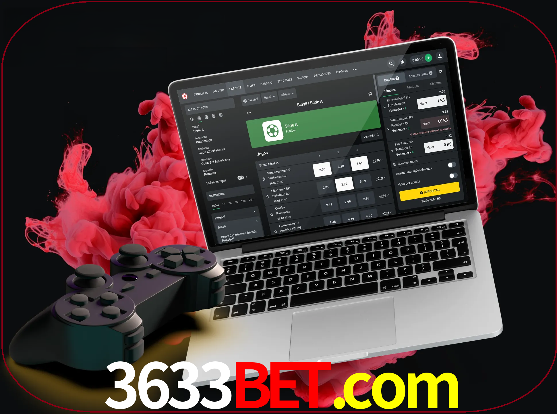 Visite a secção especial de jogos de vídeo em 3633bet para descobrir em que jogos pode apostar e ganhar muito dinheiro.