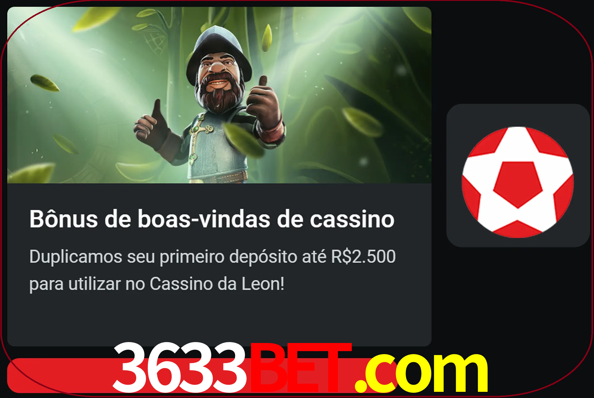 Receba seu dinheiro do bônus de boas-vindas após o primeiro depósito.